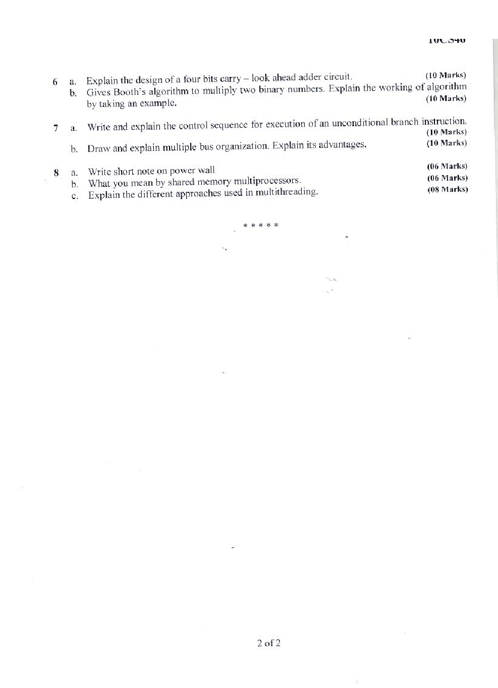 VTU QUESTION PAPERS 4th Semester Information Science Engineering 2010 - 2013 - Page 4
