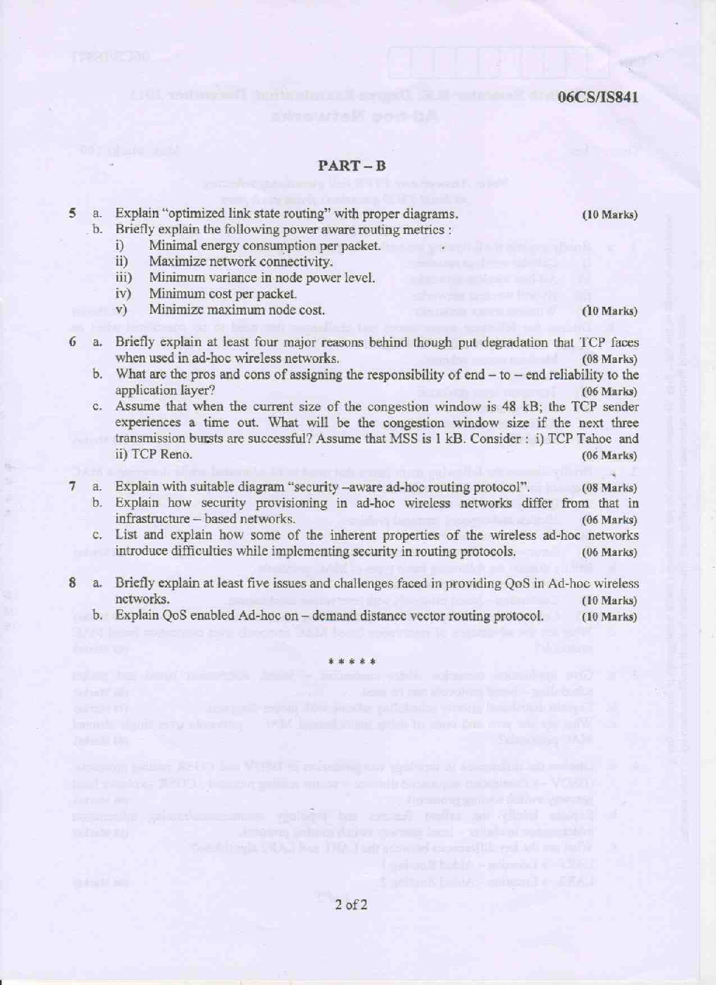 VTU QUESTION PAPERS 8th Semester Information Science Engineering 2010 - 2013 - Page 5
