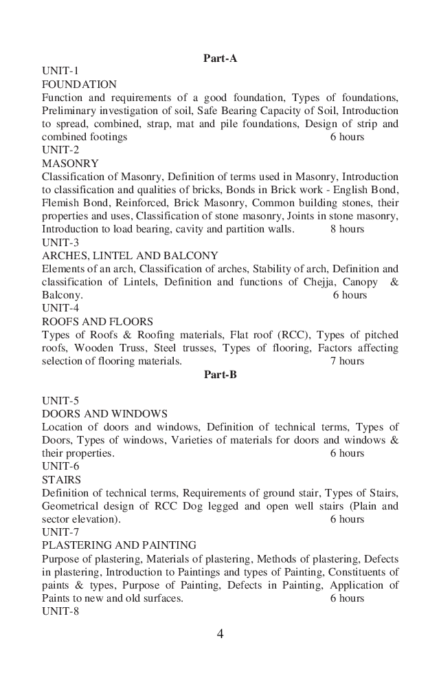 Civil Syllabus 2nd 3rd and 4th Year - Page 5