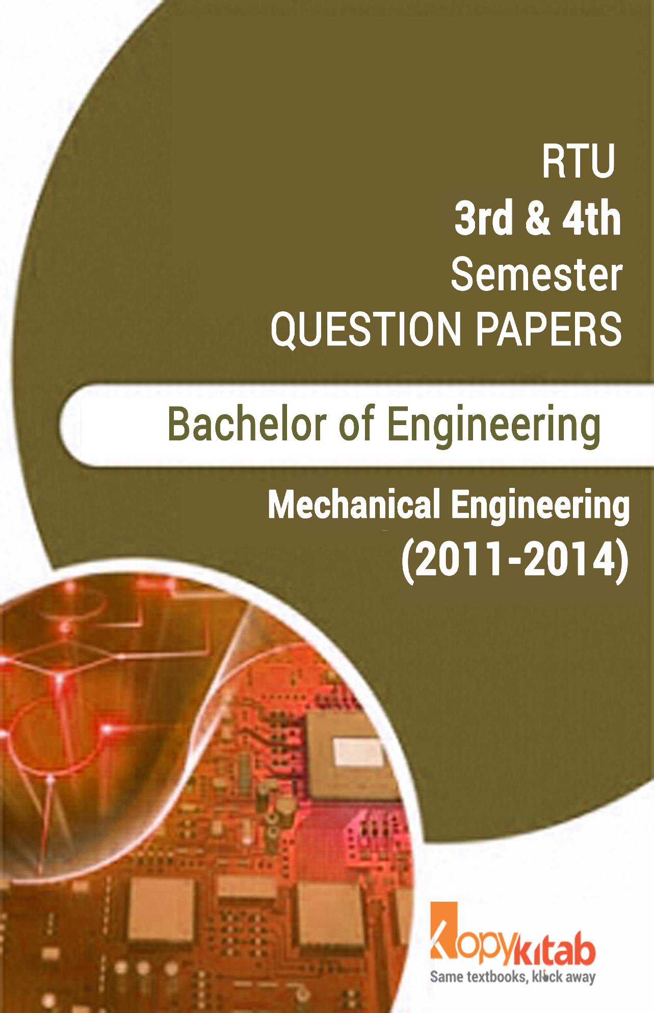 RTU QUESTION PAPERS 2nd Year Mechanical 2011-2014 - Page 1