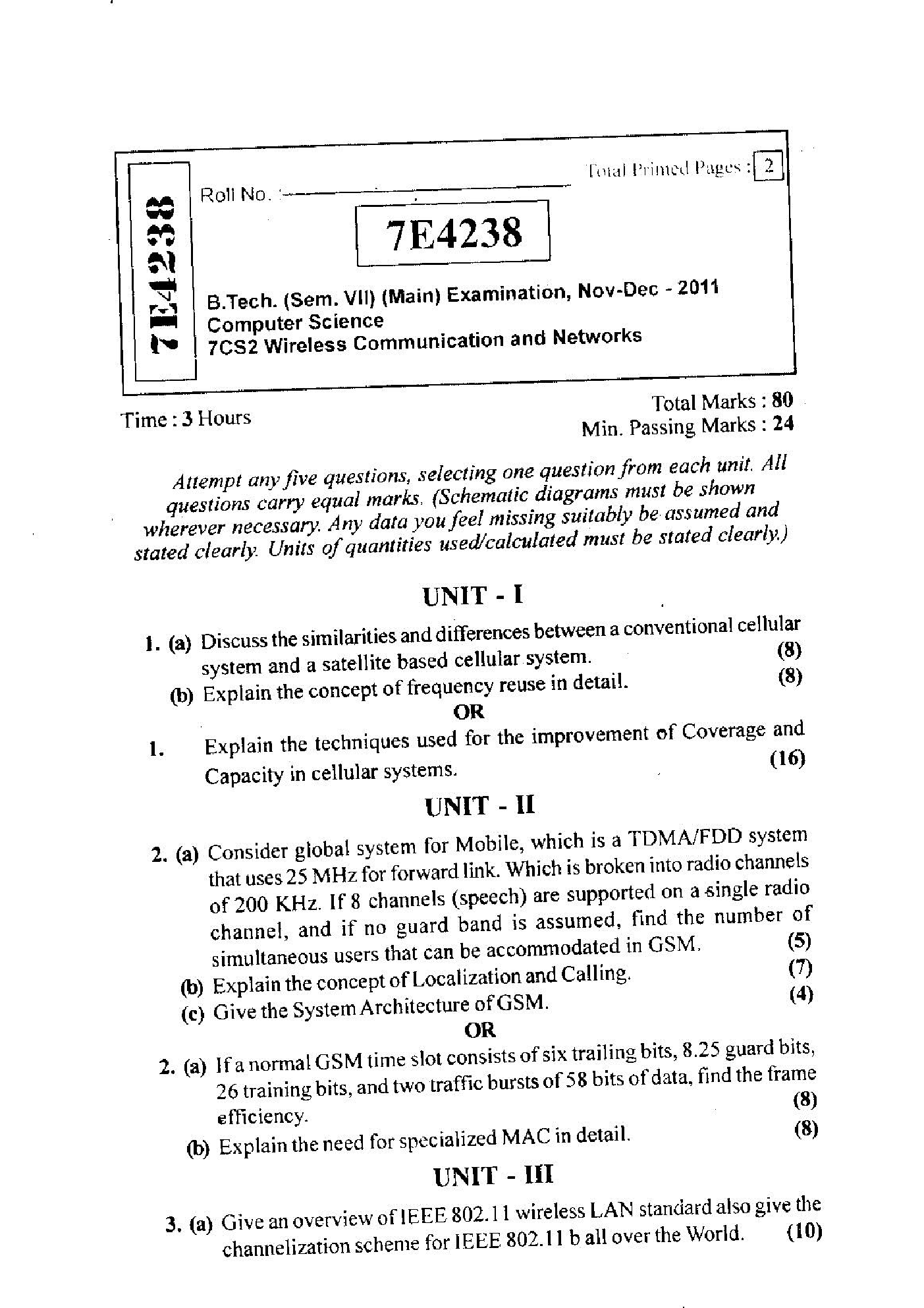 RTU QUESTION PAPERS 4th Year Computer Science 2009-2014 - Page 3
