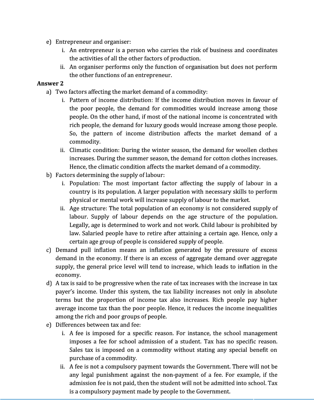 ICSE Sample Question Papers For Class 10 Economics - Page 5