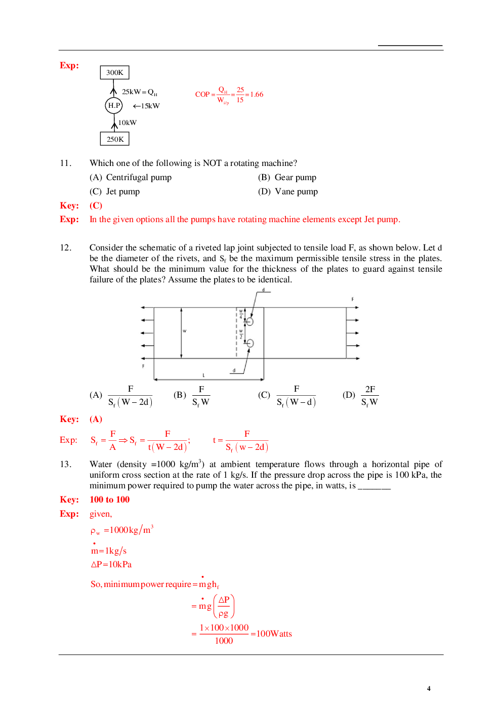 GATE Mechanical Engineering Previous Year Question Papers With Answers (2017-2012) - Page 5