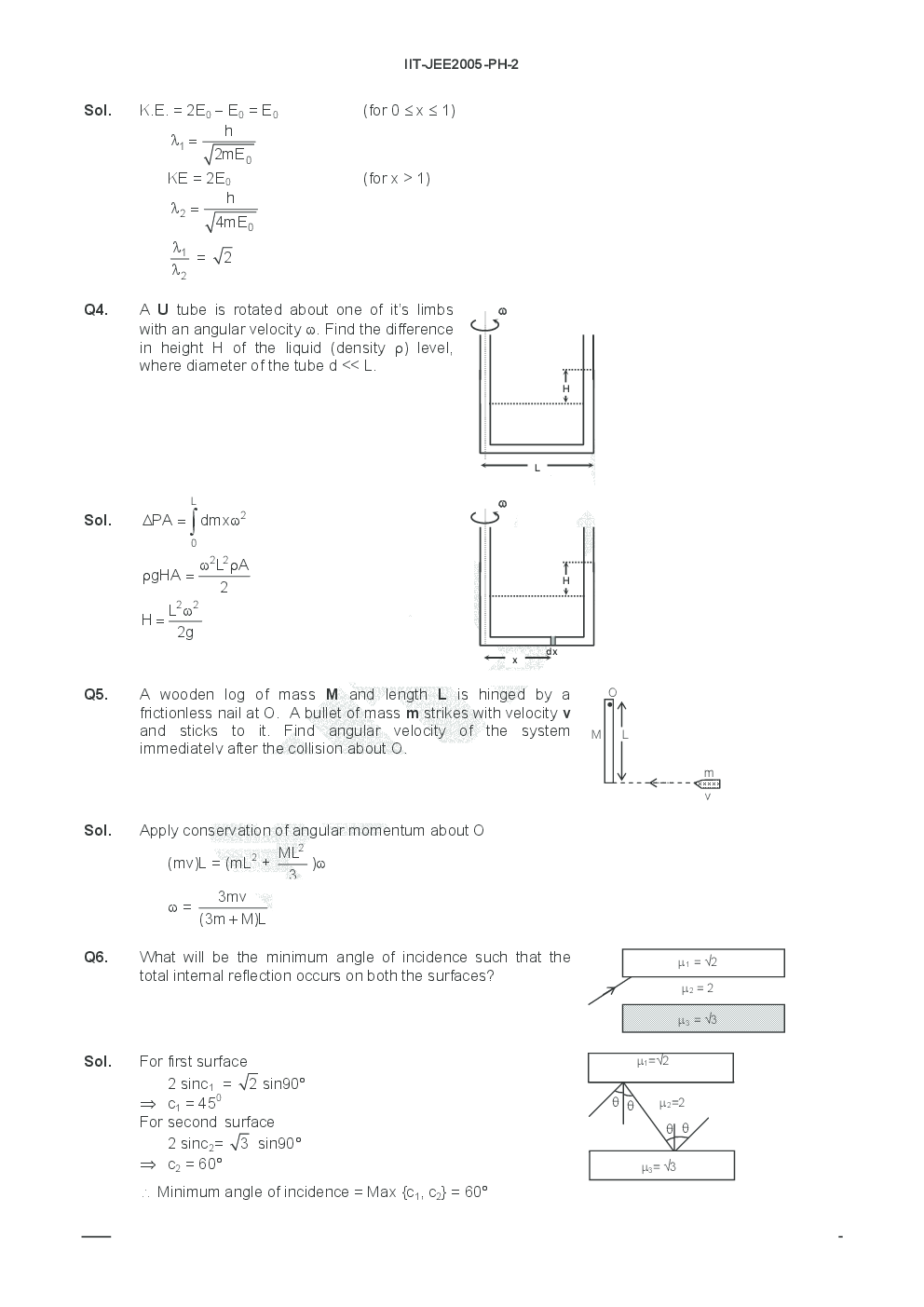IIT JEE QUESTION PAPERS PAPER I 2005-2015 - Page 3