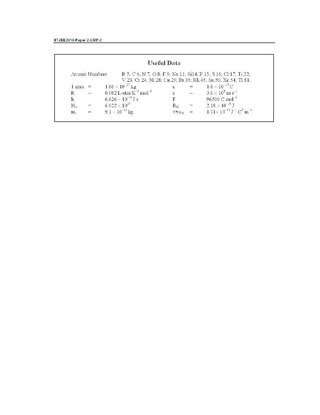 IIT JEE QUESTION PAPERS PAPER 2 WITH SOLUTIONS 2010 - Page 3