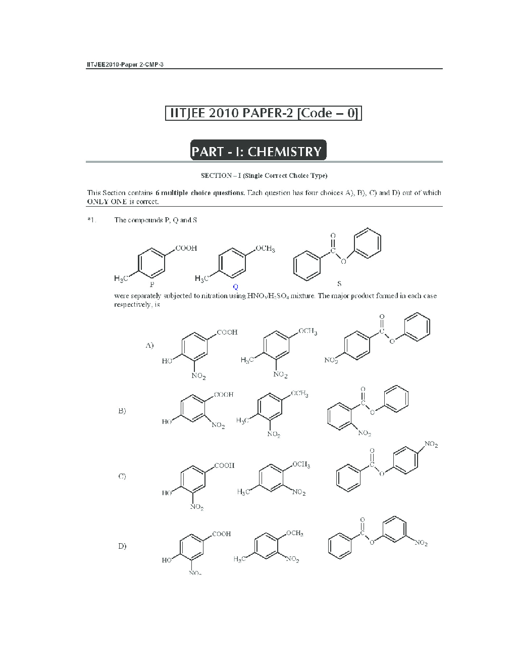 IIT JEE QUESTION PAPERS PAPER 2 WITH SOLUTIONS 2010 - Page 4