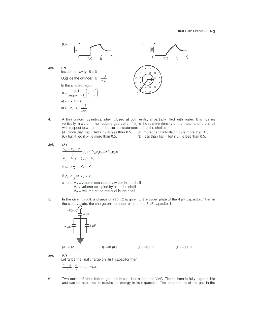 IIT JEE QUESTION PAPERS PAPER 2 WITH SOLUTIONS 2012 - Page 4
