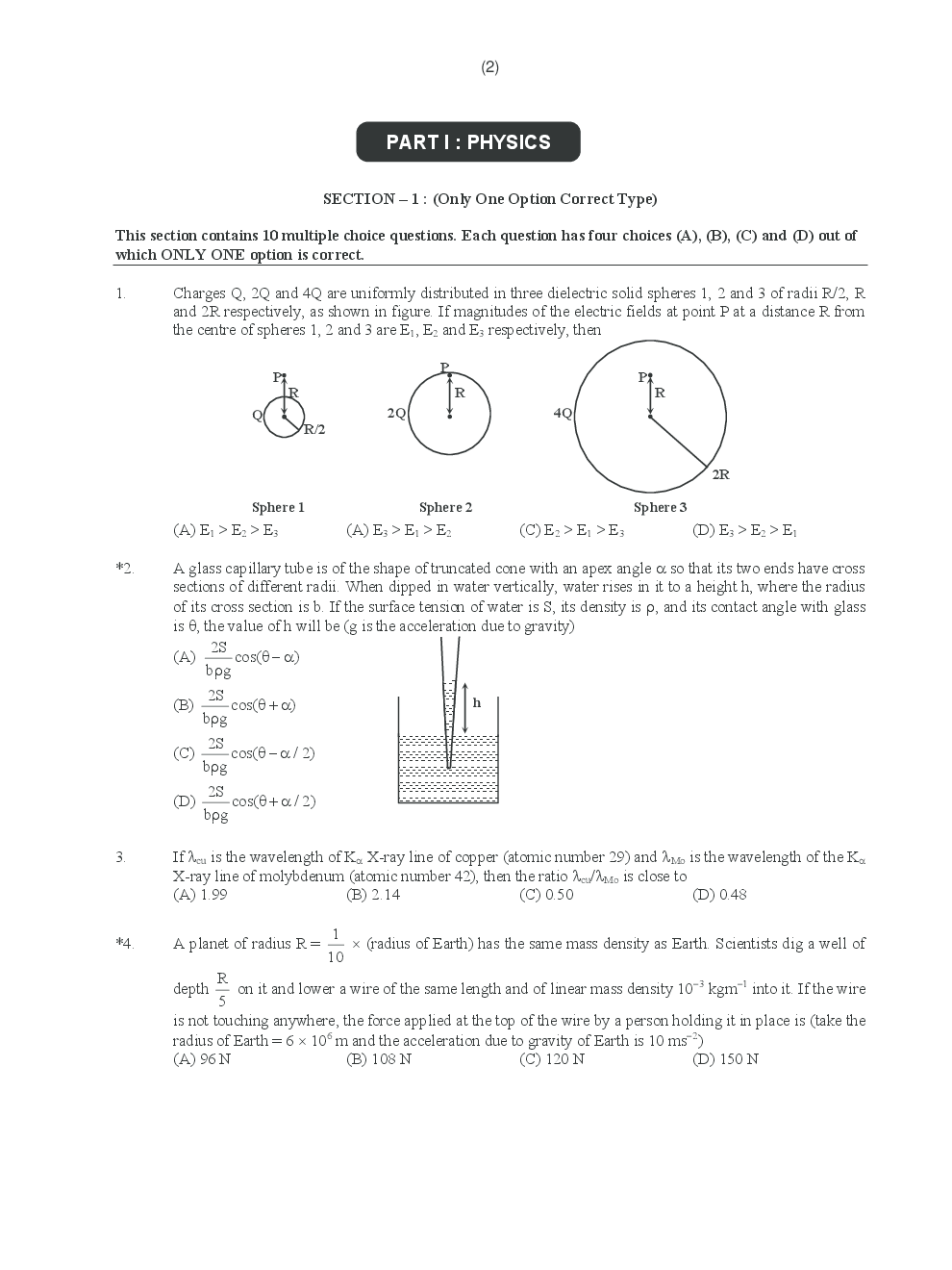 IIT JEE QUESTION PAPERS PAPER 2 WITH SOLUTIONS 2014 - Page 3