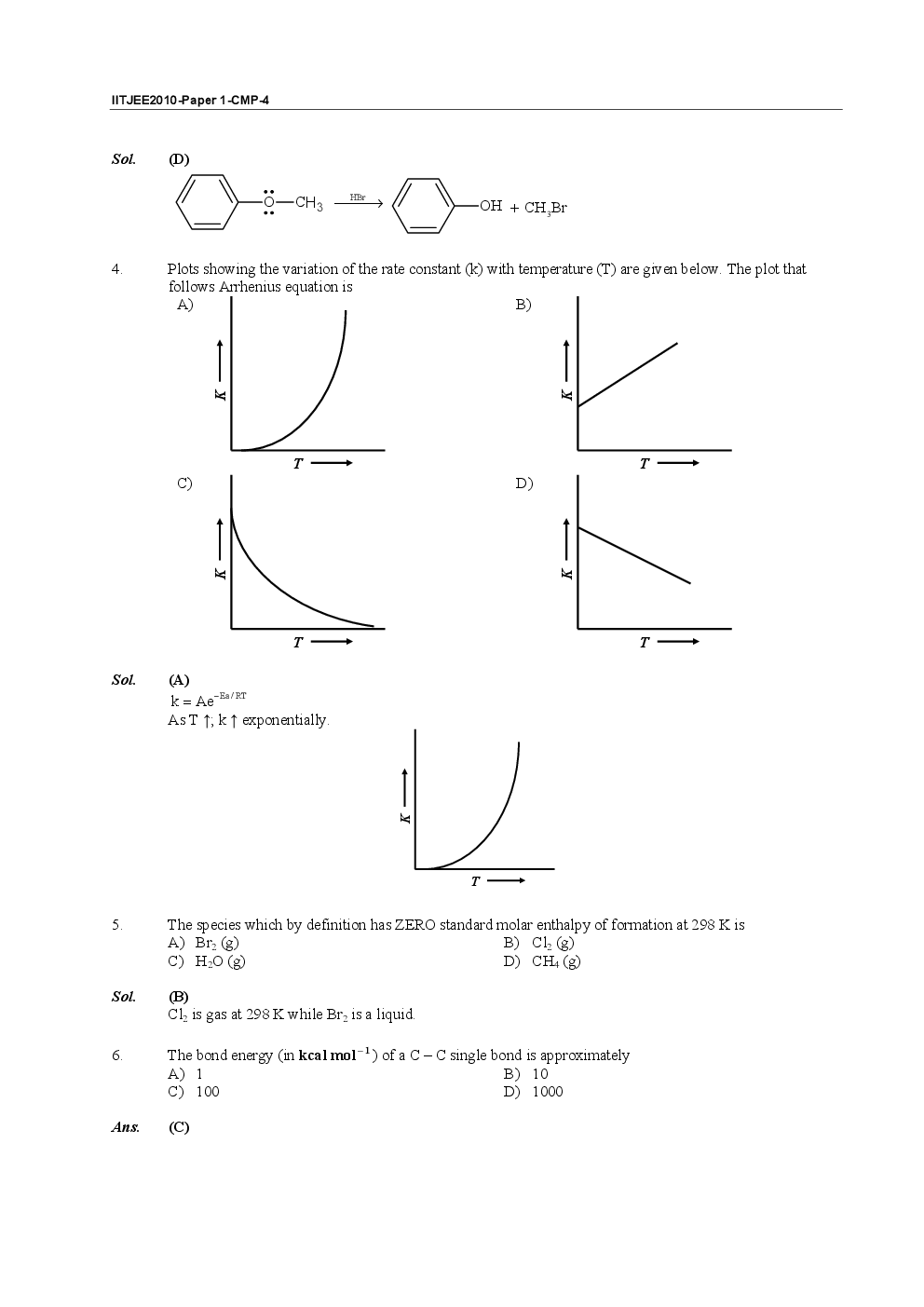 IIT JEE SOLVED QUESTION PAPERS PAPER 1 2010 - Page 4