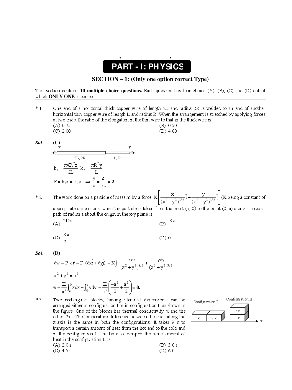 IIT JEE SOLVED QUESTION PAPERS PAPER 1 2013 - Page 3