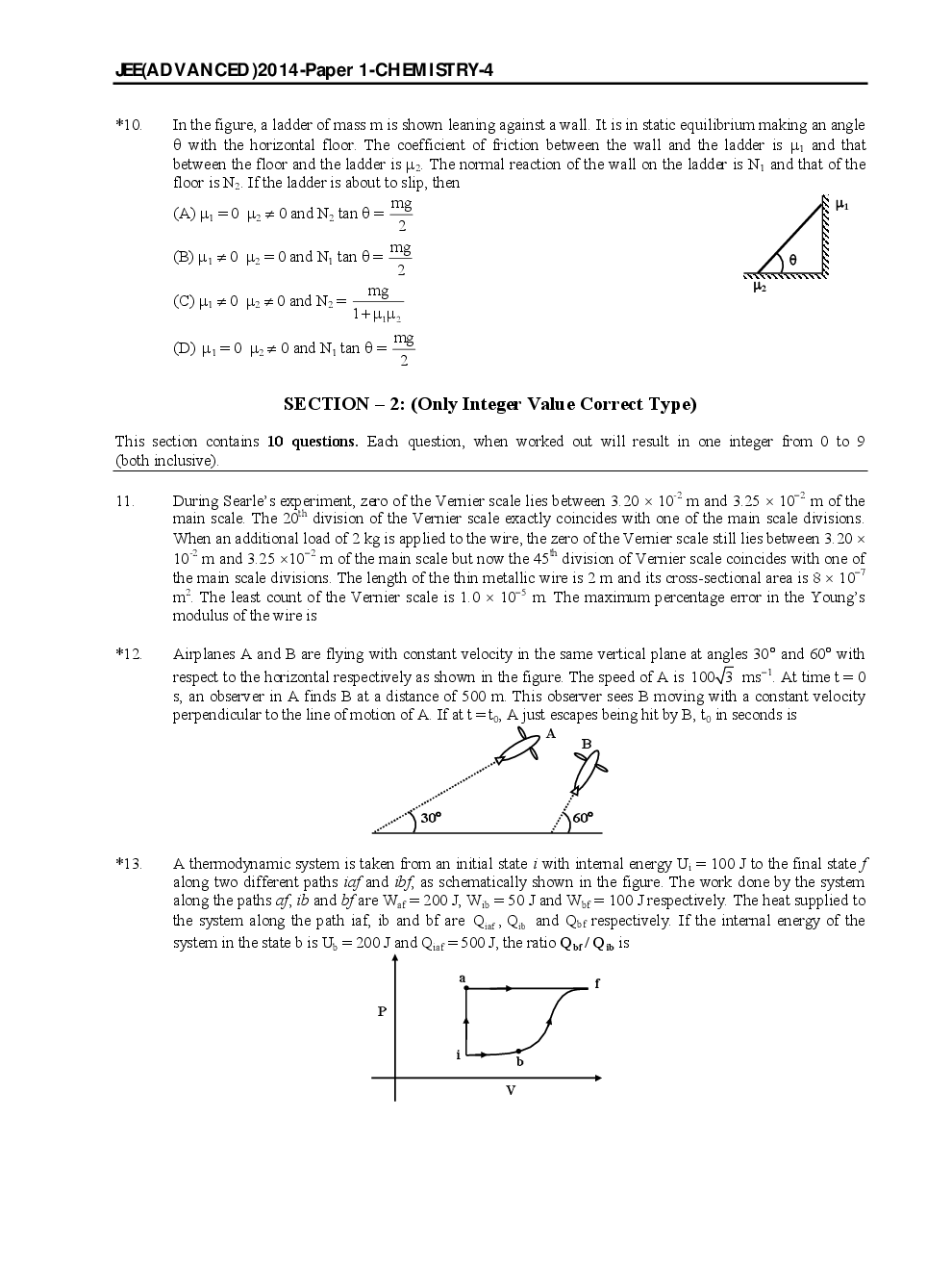 IIT JEE SOLVED QUESTION PAPERS PAPER 1 2014 - Page 5