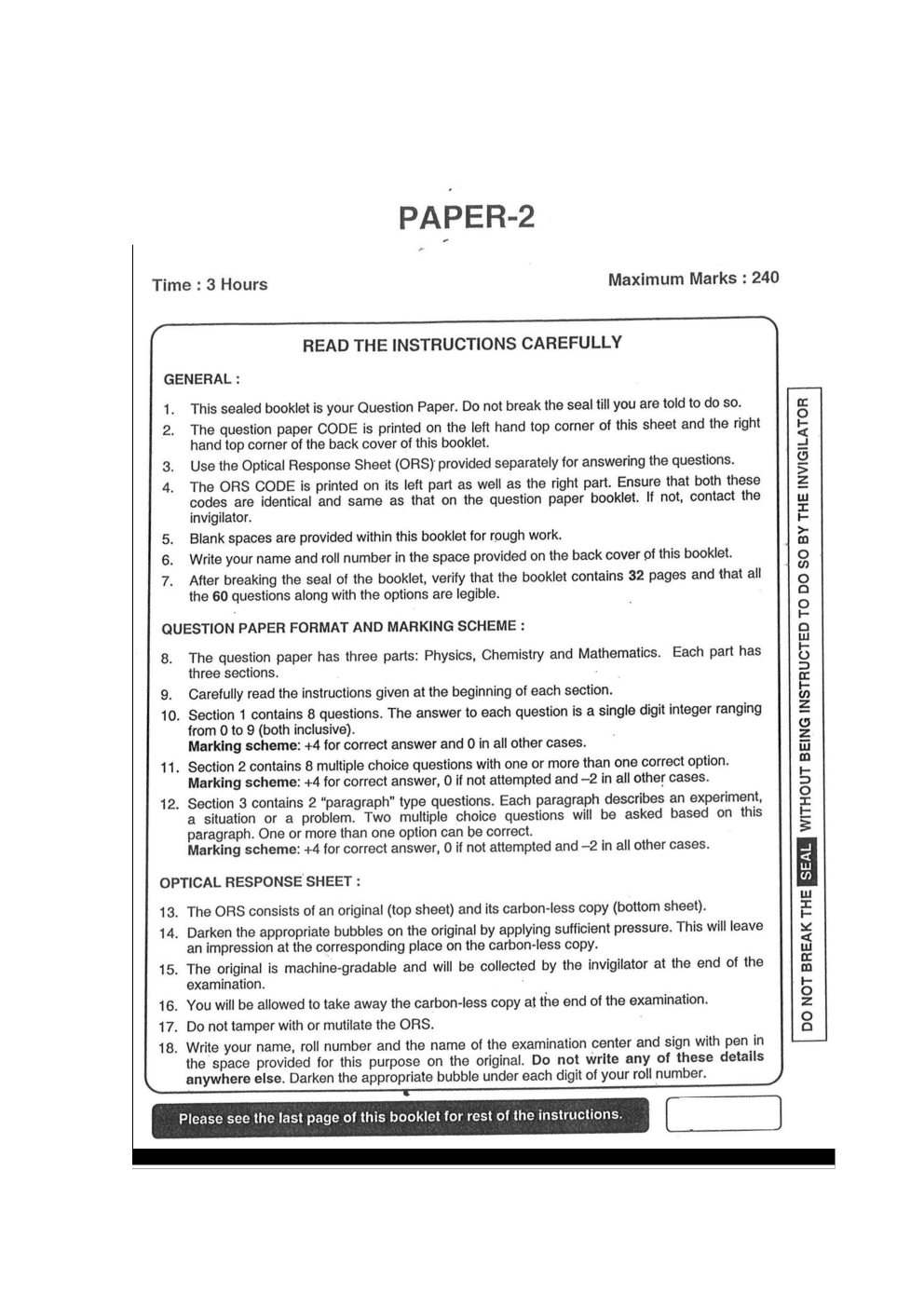 IIT JEE SOLVED QUESTION PAPERS PAPER 2 2015 - Page 2