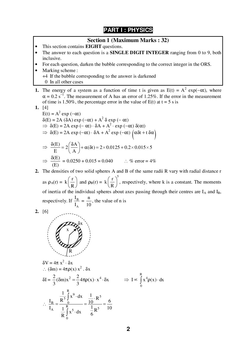 IIT JEE SOLVED QUESTION PAPERS PAPER 2 2015 - Page 3