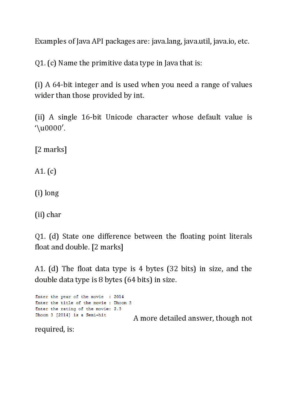 ICSE Previous Year Solved Question Papers For Class 10 Computer Application 2007-2014 - Page 3