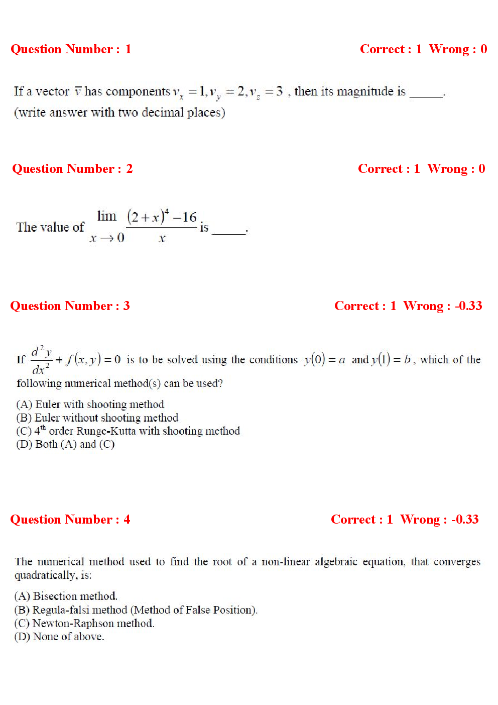 GATE Petroleum Engineering Previous Year Question Papers With Answers (2017-2016) - Page 2