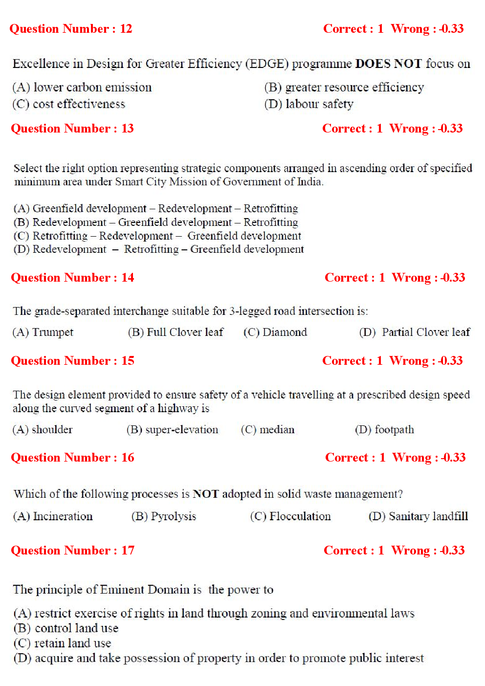 GATE Architecture and Planning Previous Year Question Papers With Answers (2017-2012) - Page 4