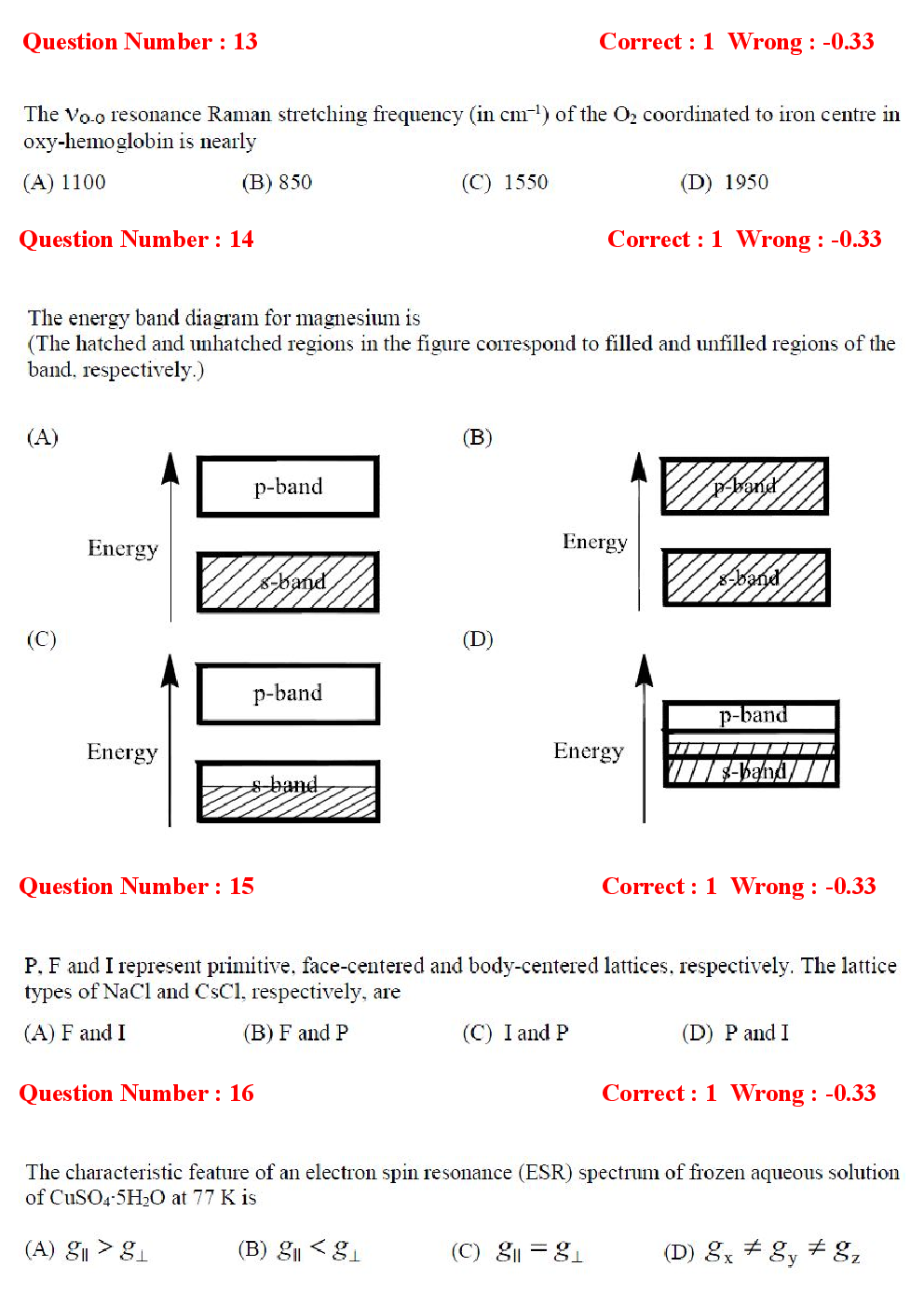 GATE Chemistry Previous Year Question Papers With Answers (2017-2012) - Page 4