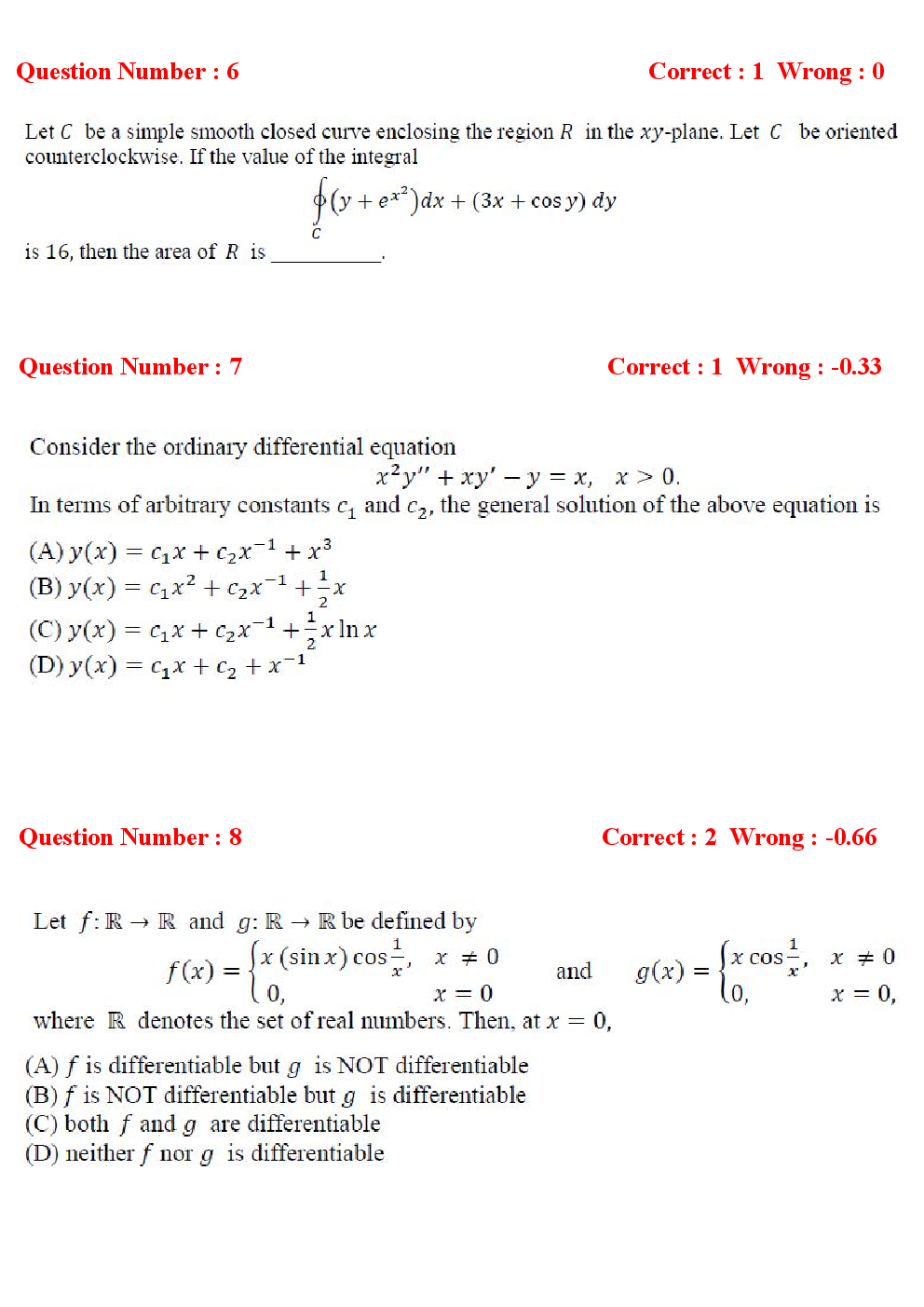 GATE Engineering Sciences Previous Year Question Papers With Answers (2016-2012) - Page 3