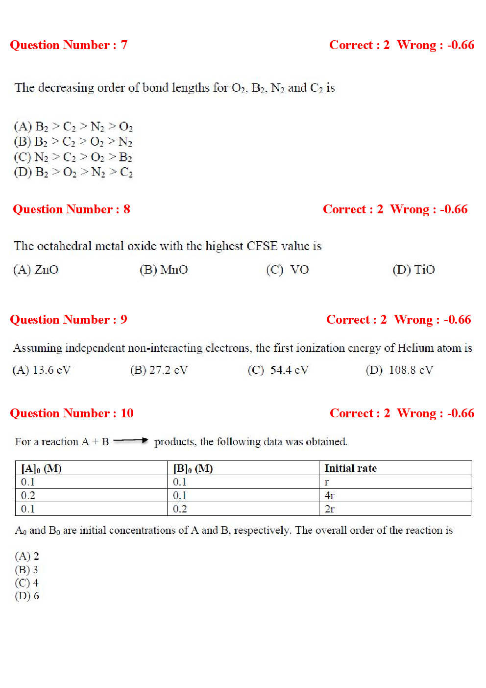 GATE Life Sciences Previous Year Question Papers With Answers (2017-2012) - Page 4