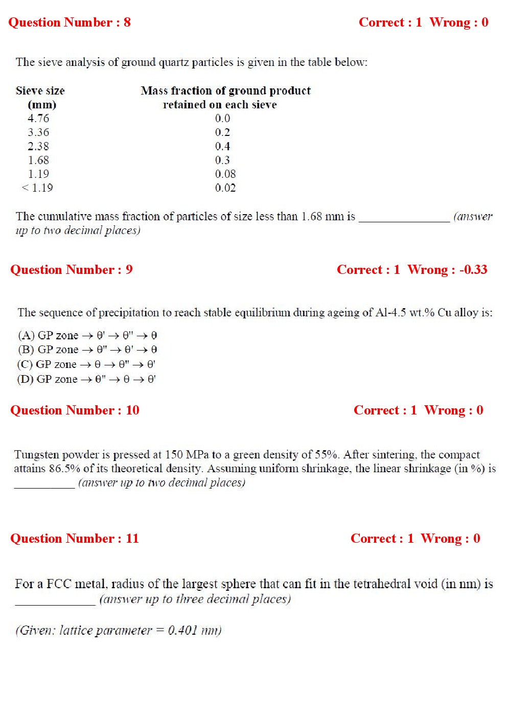 GATE Metallurgical Engineering Previous Year Question Papers With Answers (2017-2012) - Page 4