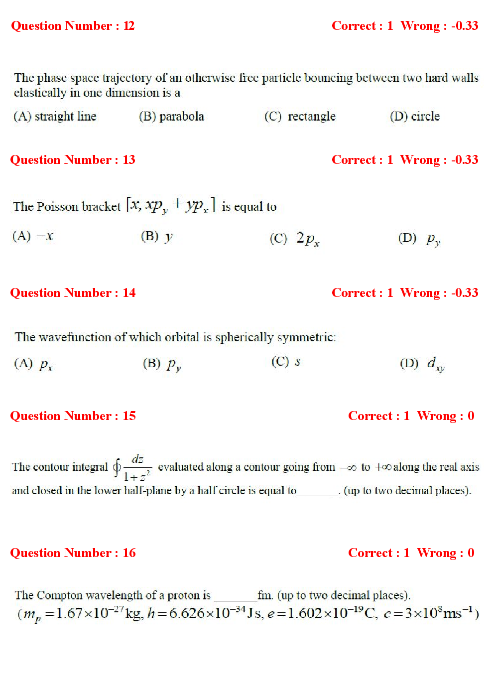 GATE Physics Previous Year Question Papers With Answers (2017-2012) - Page 5