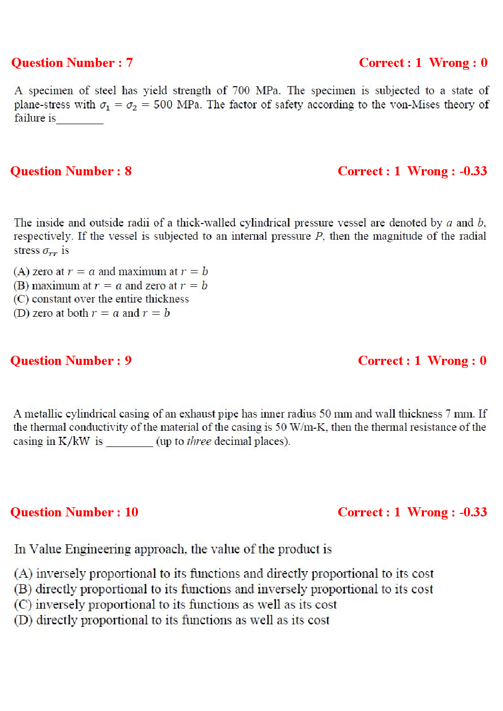 GATE Production and Industrial Engineering Previous Year Question Papers With Answers (2017-2012) - Page 3