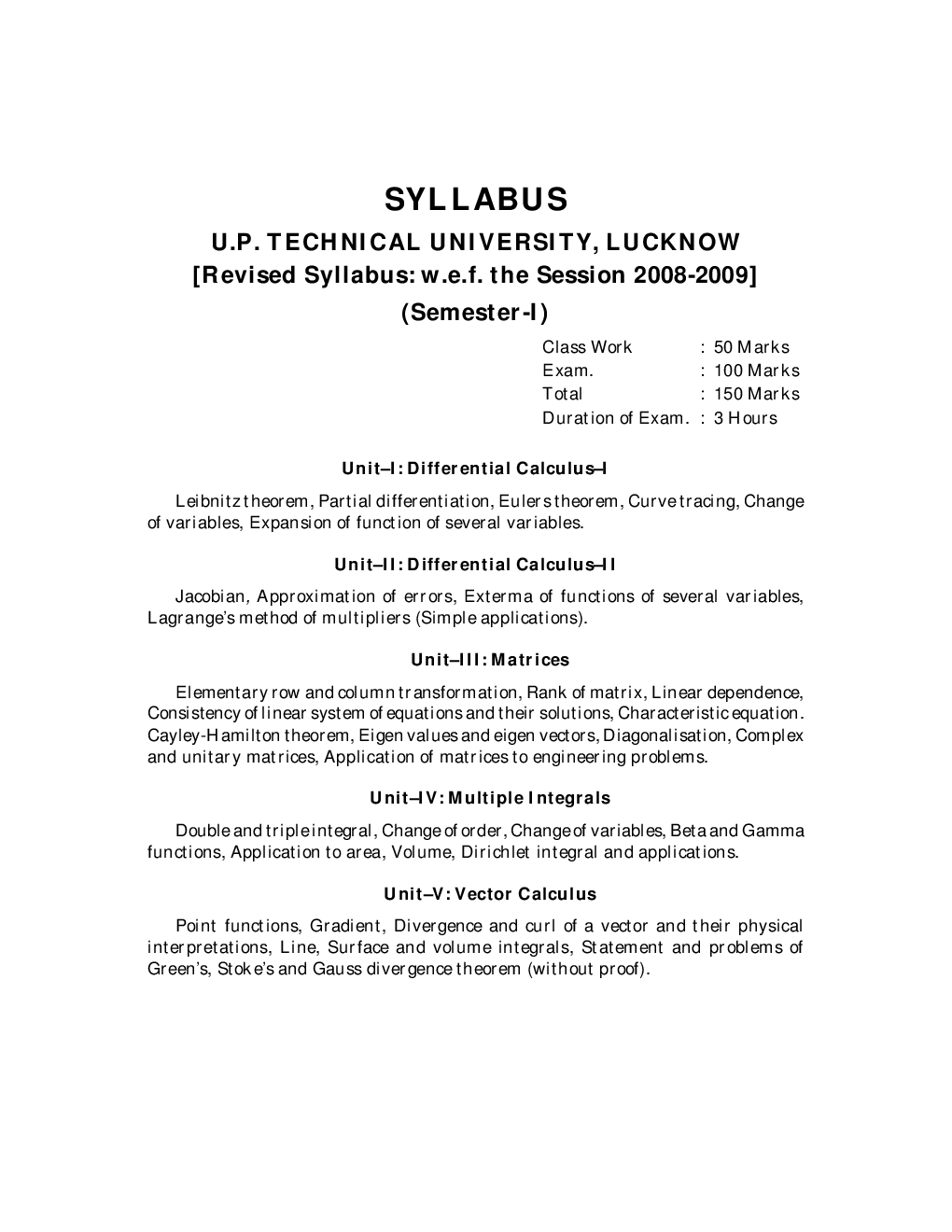 Engineering Mathematics-I - Page 4