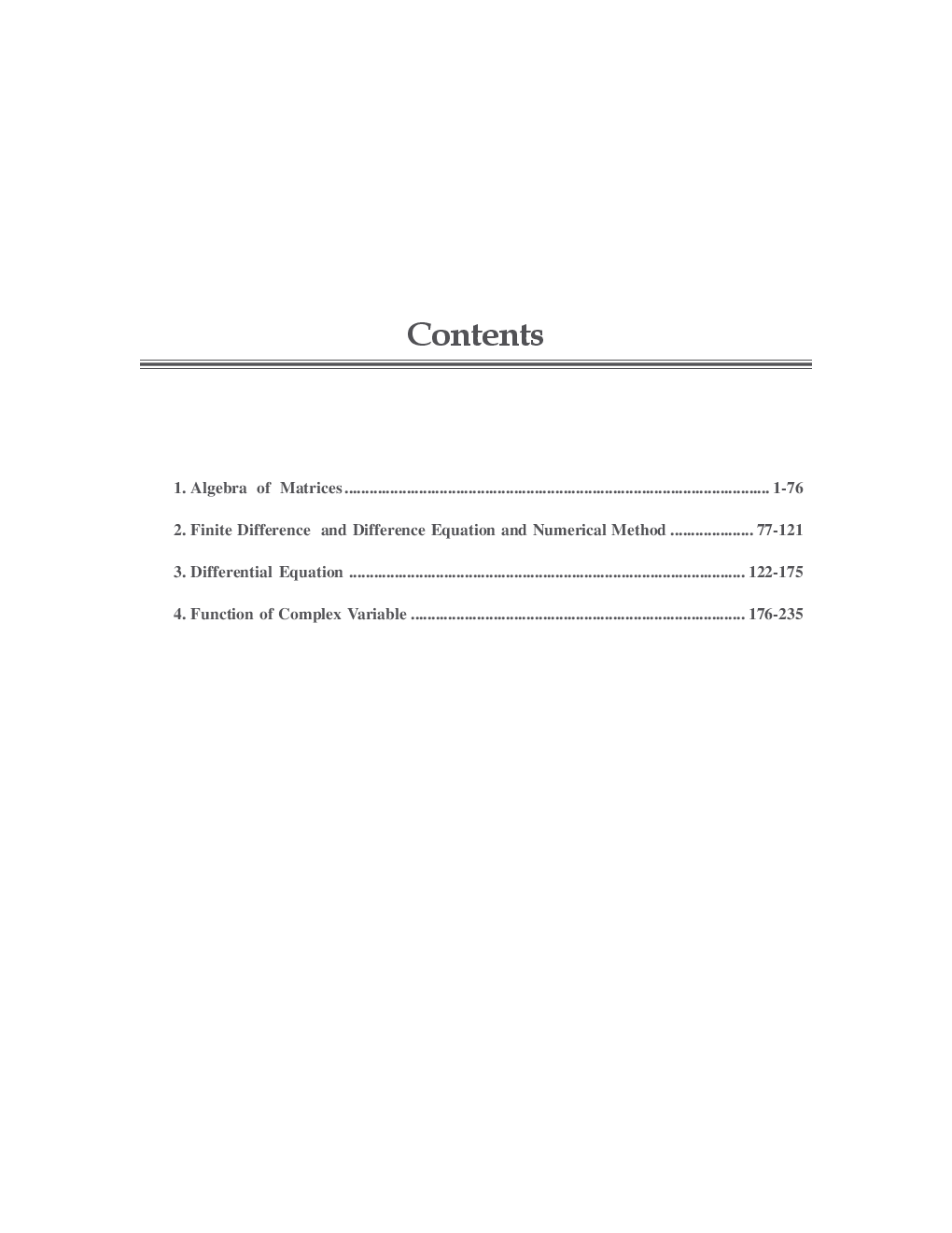 Engineering Mathematics-II By Dr. P.K. Srivastava - Page 5