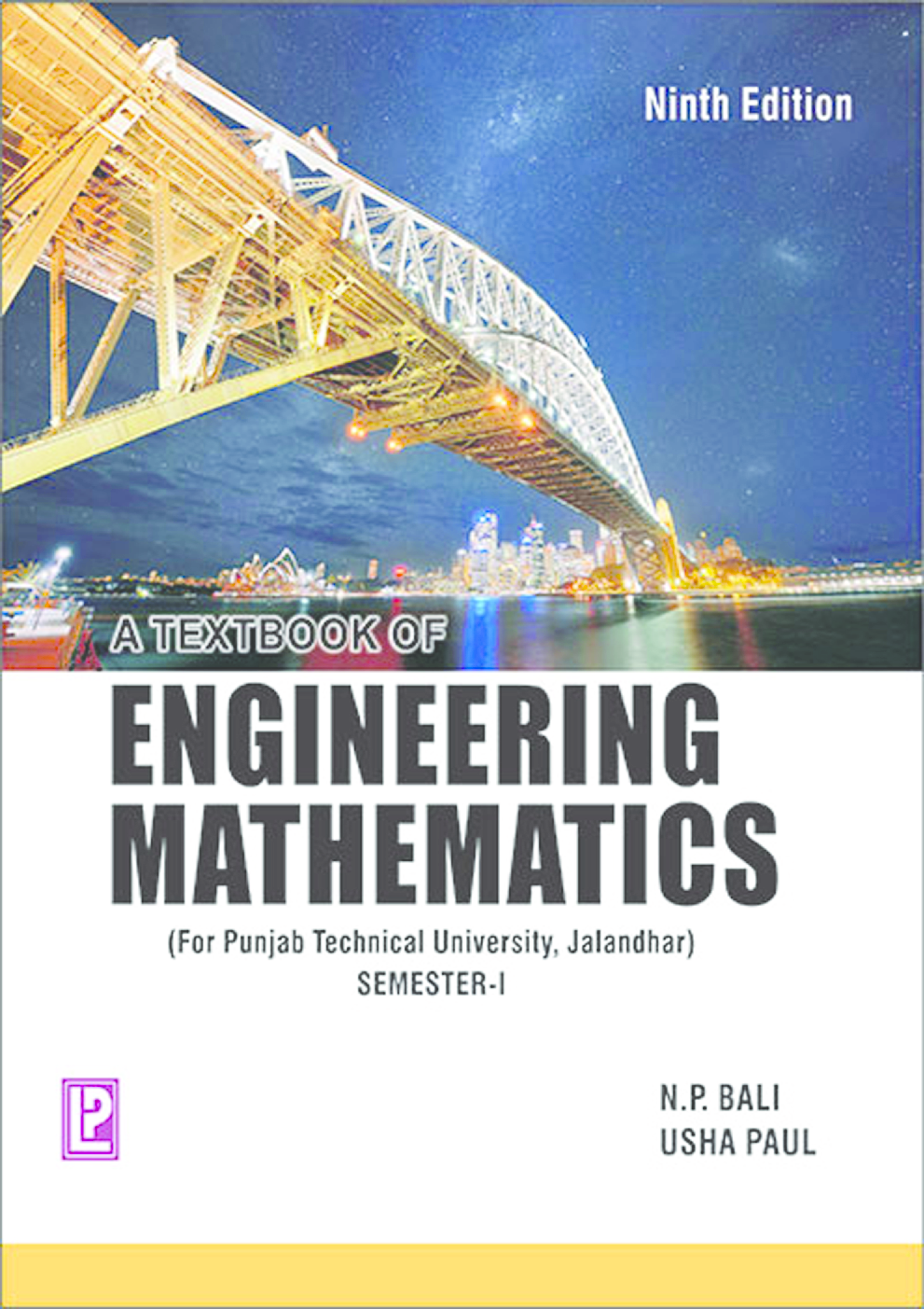 A Text book of Engineering Mathematics sem-I (P.T.U.Jalandhar) By N.P.Bali, Usha Paul - Page 1