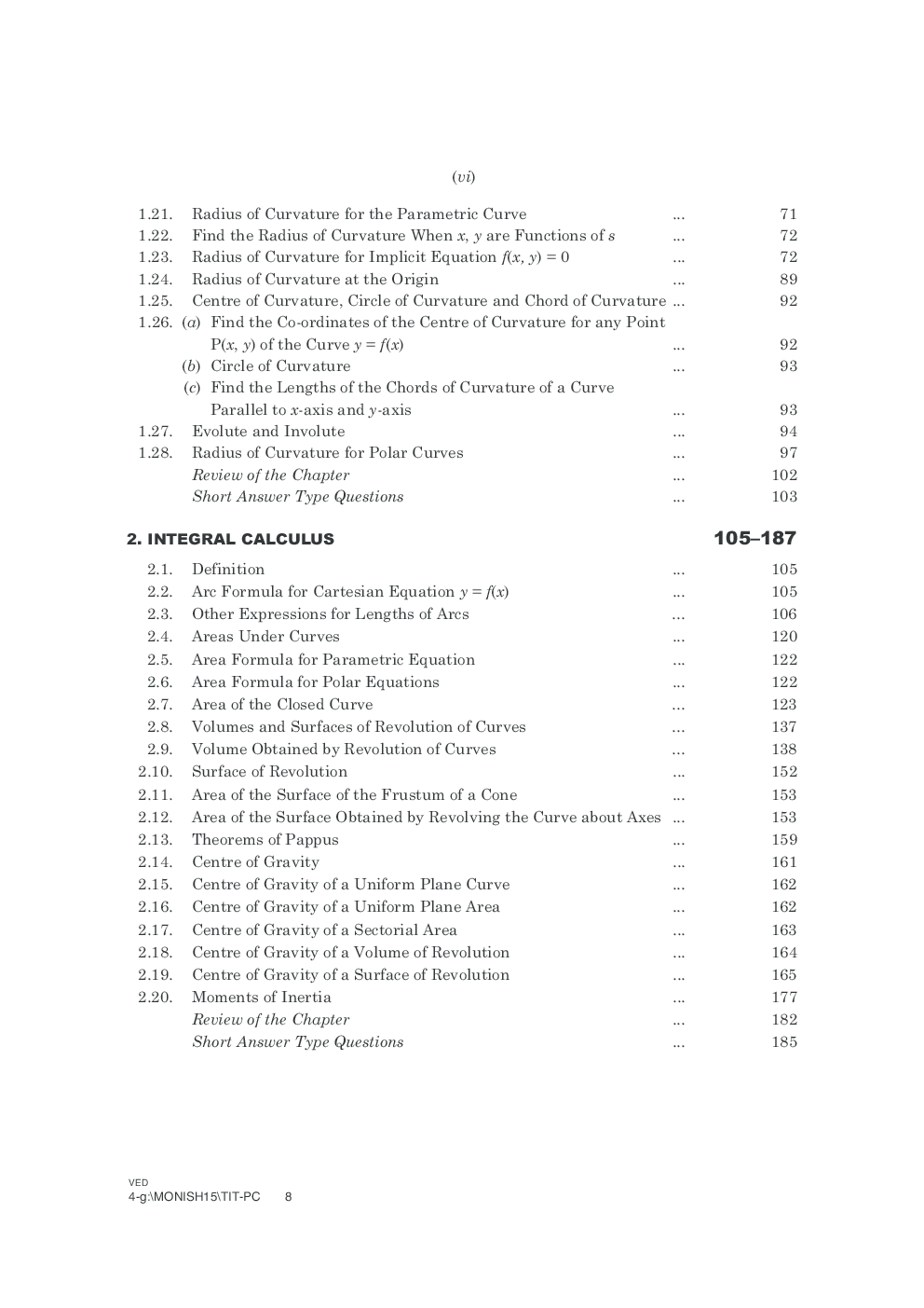 A Text book of Engineering Mathematics sem-I (P.T.U.Jalandhar) By N.P.Bali, Usha Paul - Page 5
