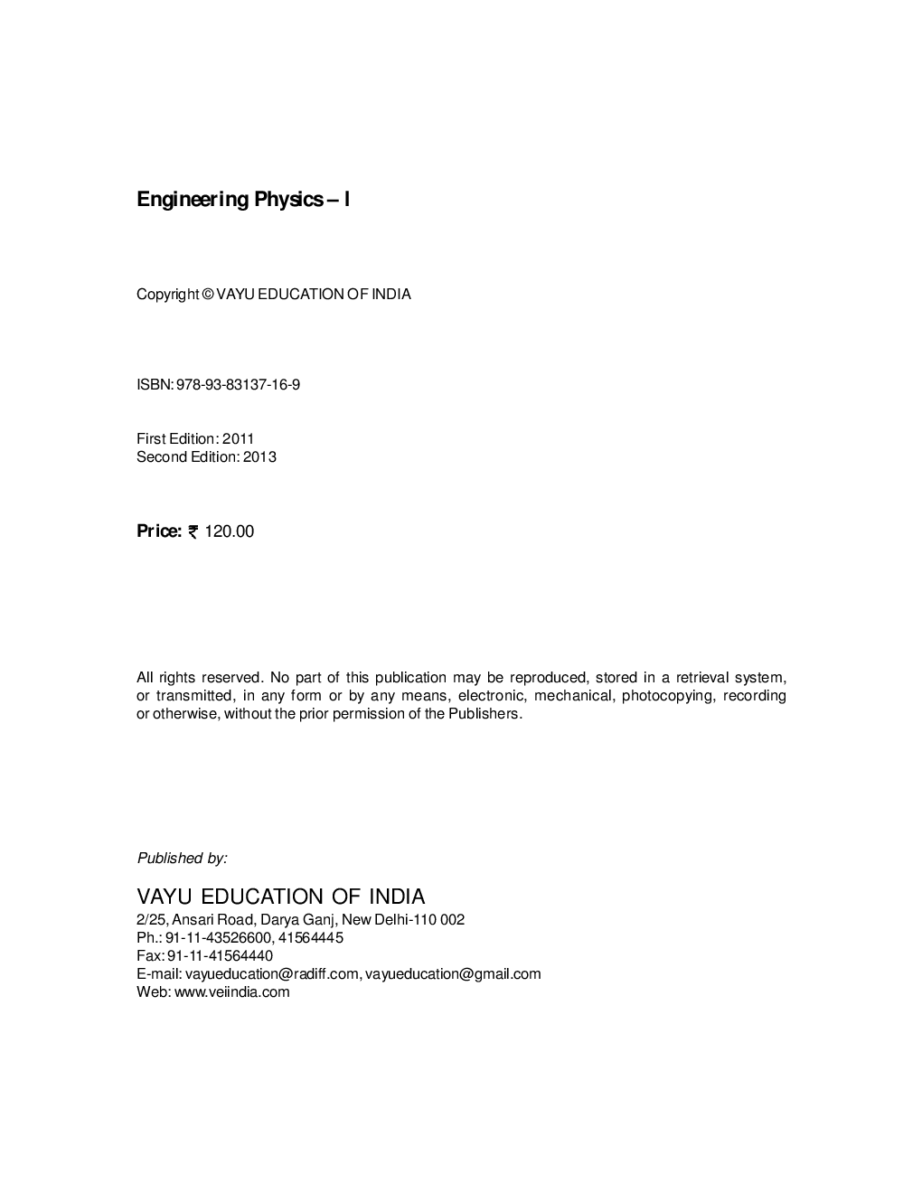 Engineering Physics-I - Page 2