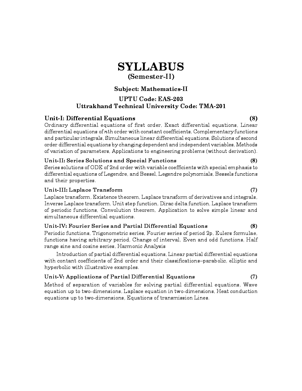 A Textbook of Engineering Mathematics-II - Page 4