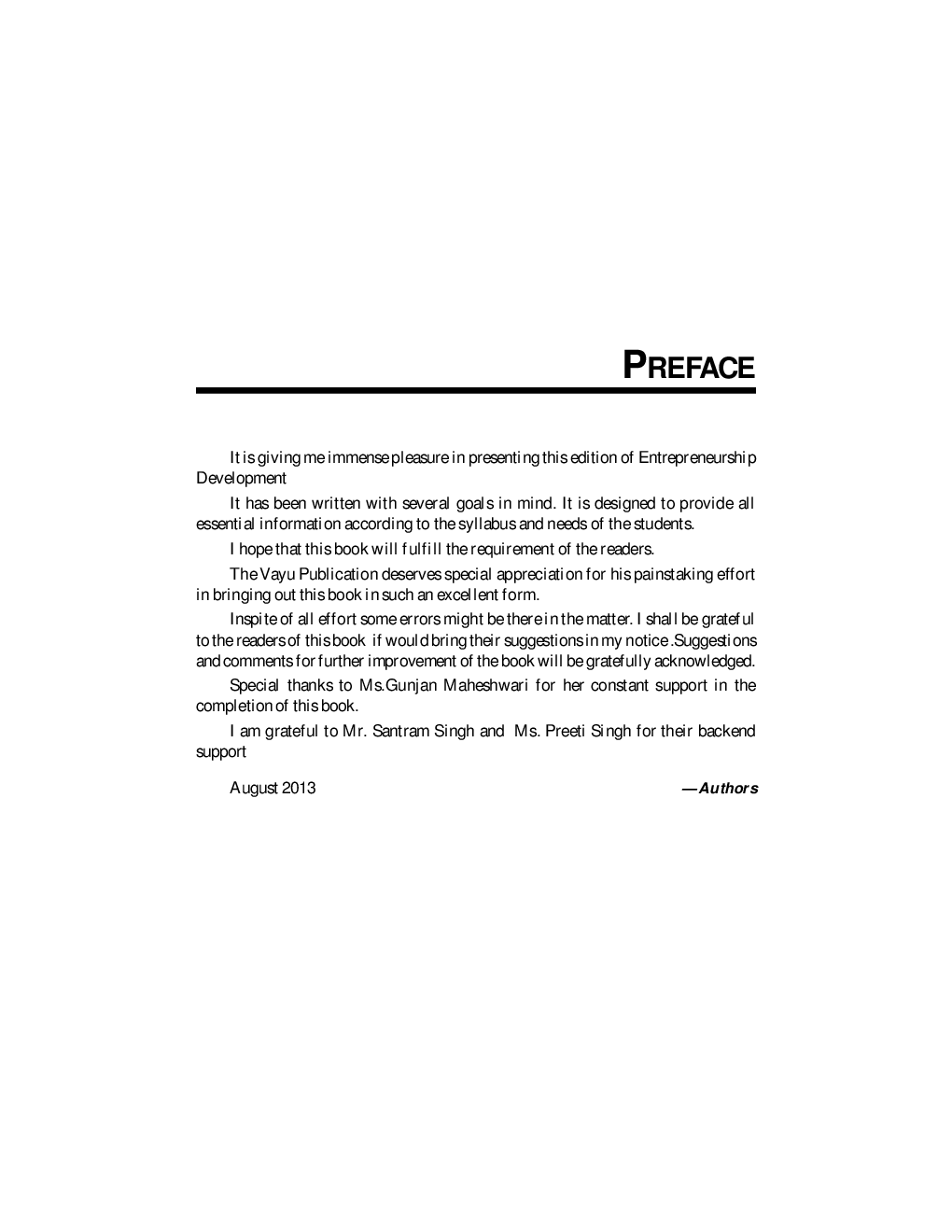 Entreprenurship and Small Business Management By Ms. Soni Sharma and Gunjan Maheshwari - Page 3