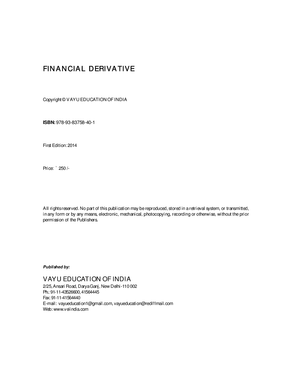 Financial Derivative By Sandhya Singh - Page 2