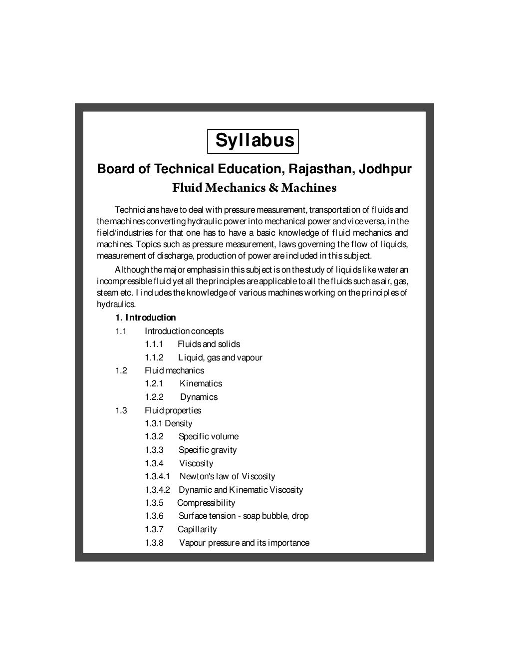 Fluid Mechanics & Fluid Machine By Kapil Goyal, Rahul Choudhray - Page 5