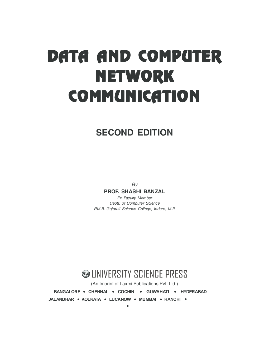 Data Communication and Network By Shashi Banzal - Page 1