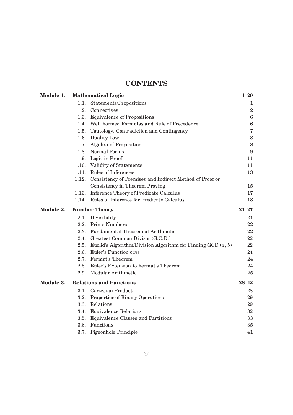 Discrete Mathematical Structures, Sem-III (MGU), Kerala CS & IT By Jayasree T. G. - Page 4