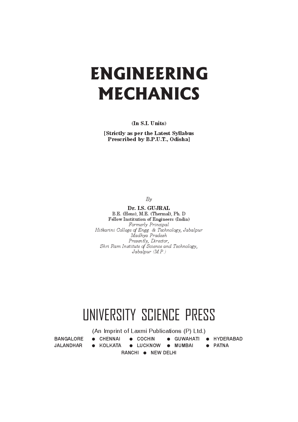 Engineering Mechanics (BPUT Orissa) By Dr. I.S. Gujrat - Page 2