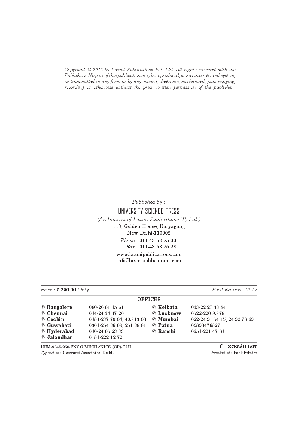 Engineering Mechanics (BPUT Orissa) By Dr. I.S. Gujrat - Page 3