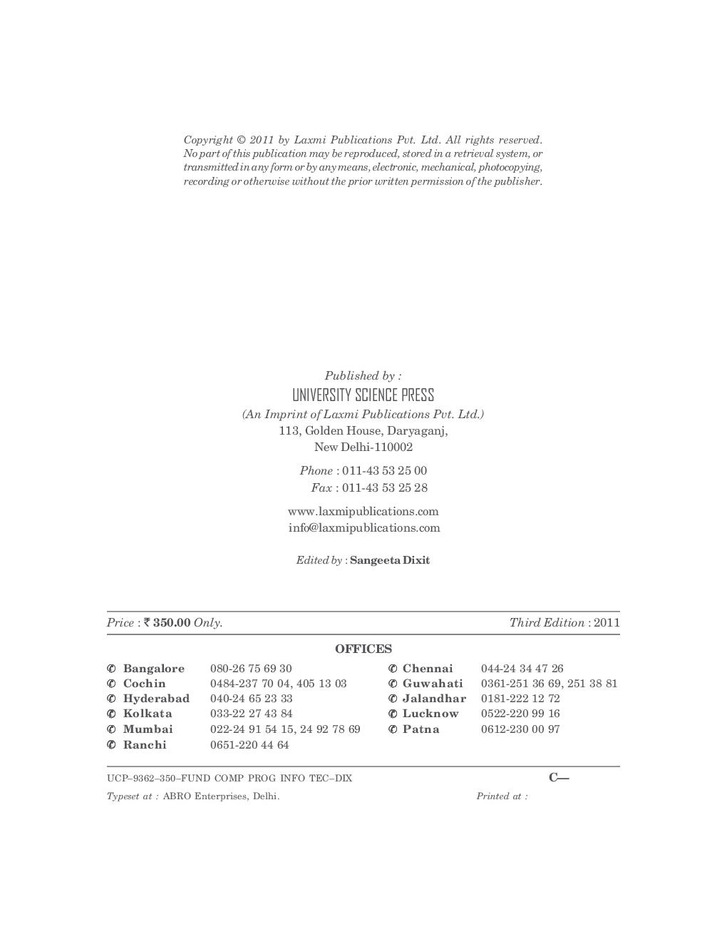 Fundamentals of Computer Programming and IT (PTU) By J.B.Dixit - Page 3