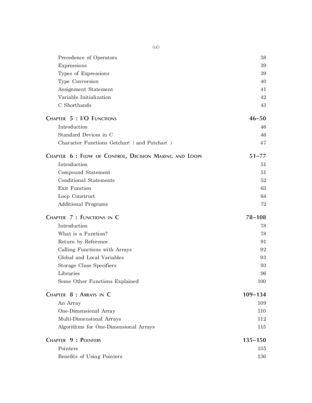 Handbook on C Language By Sangita Sardana - Page 5