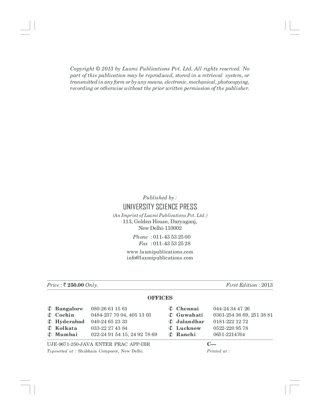 Java Enterprise Edition: A Practical Approach By B. Mohamed Ibrahim - Page 3