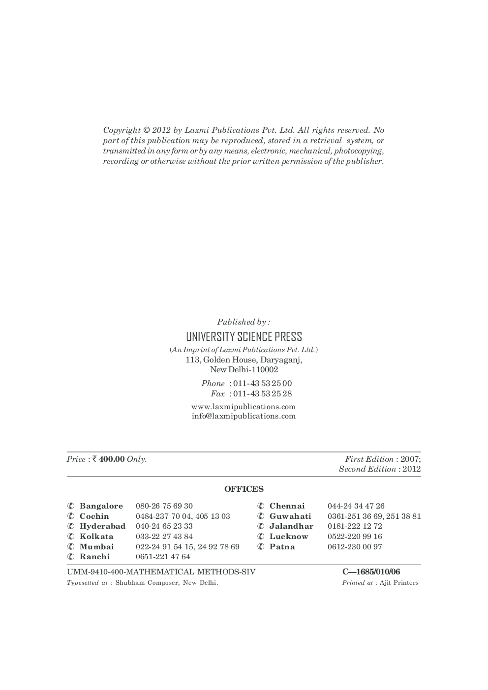Mathematical Methods By Dr. S. Sivaiah - Page 3