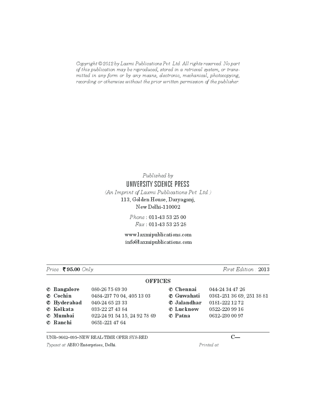 New Real-Time Operating Systems For Embedded Systems By K. Srinivasa Reddy - Page 3