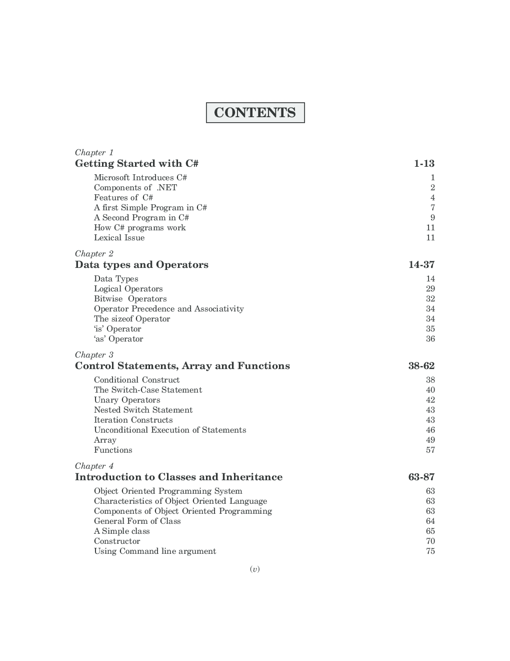 The Power Of C# By Rajeev A. Parida - Page 4