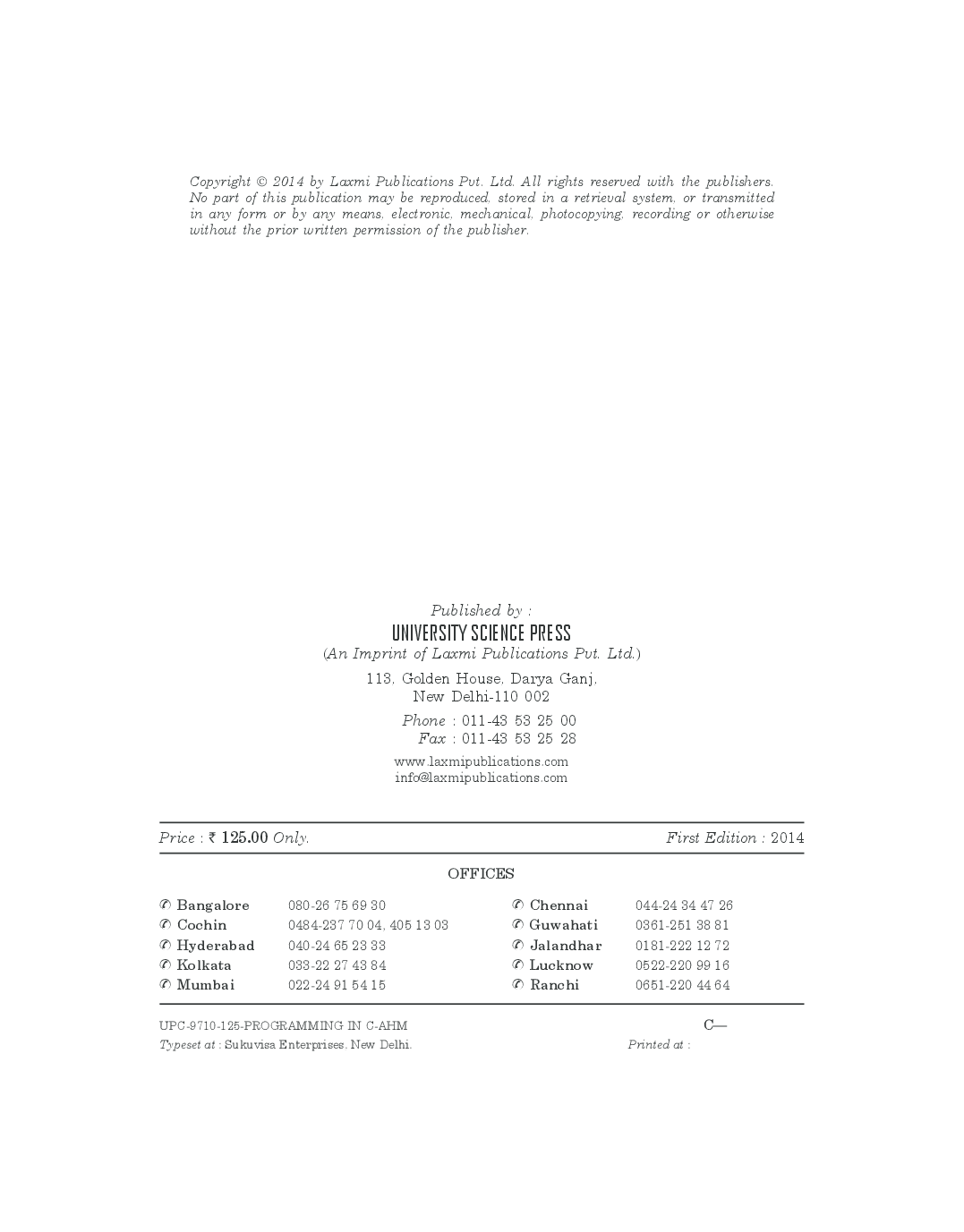 Programming In C By P. Rizwan Ahmed - Page 3