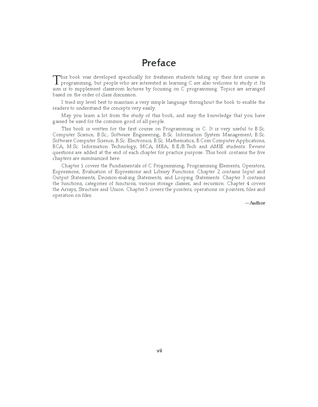 Programming In C By P. Rizwan Ahmed - Page 4