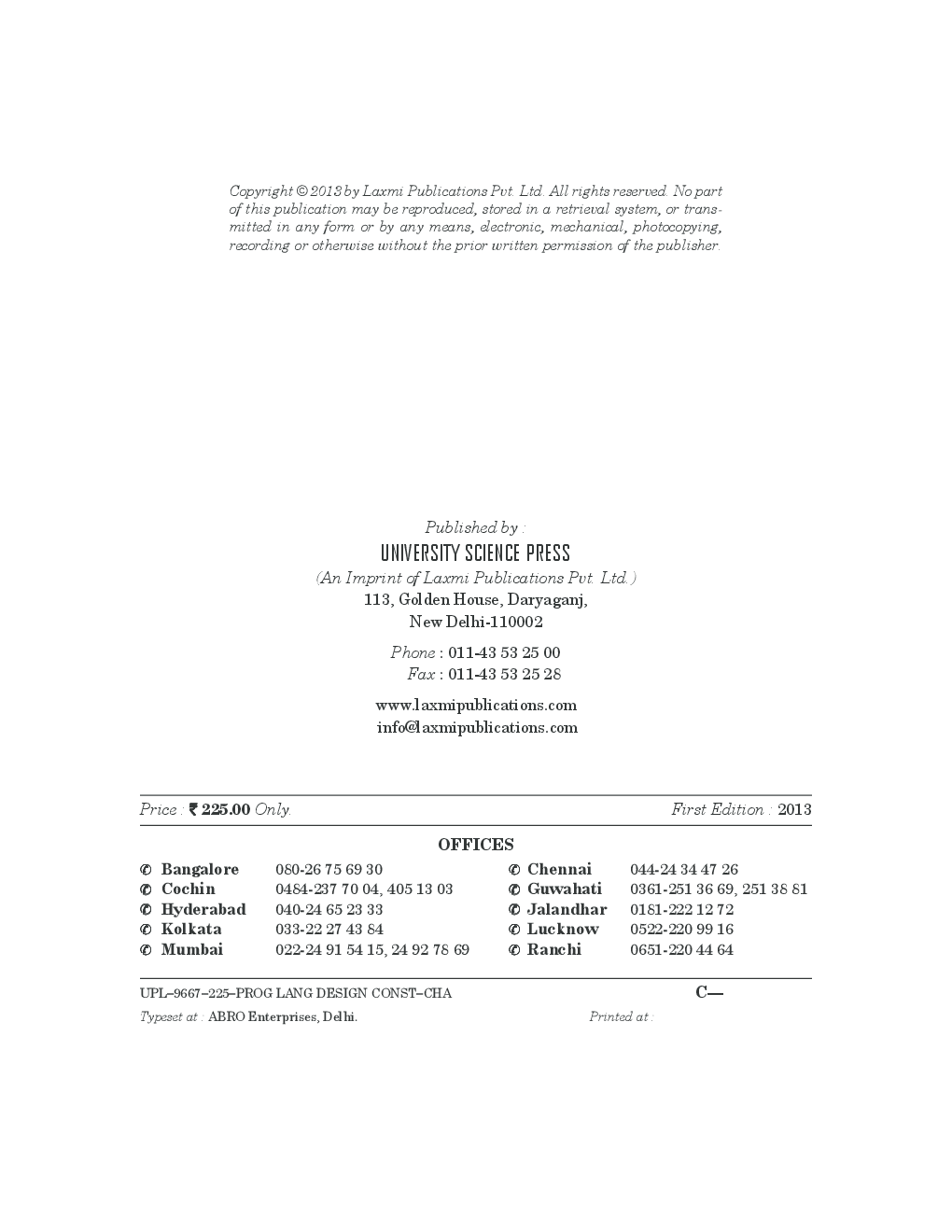 Programming Languages - “Design And Constructs” By Sharad Chauhan - Page 3