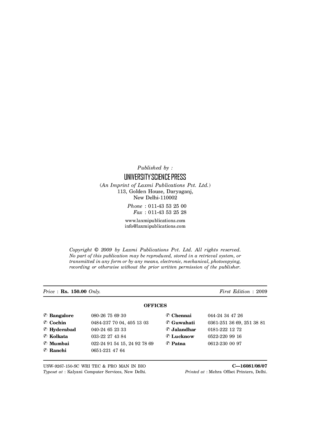 Scientific Wrinting Techniques And Project Management In Biotechnology By Dr. Simmi Kharb - Page 3