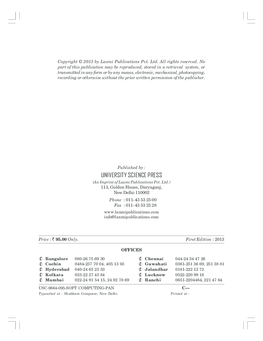 Soft Computing: Concepts And Techniques By M. Panda, M.R. Patra - Page 3